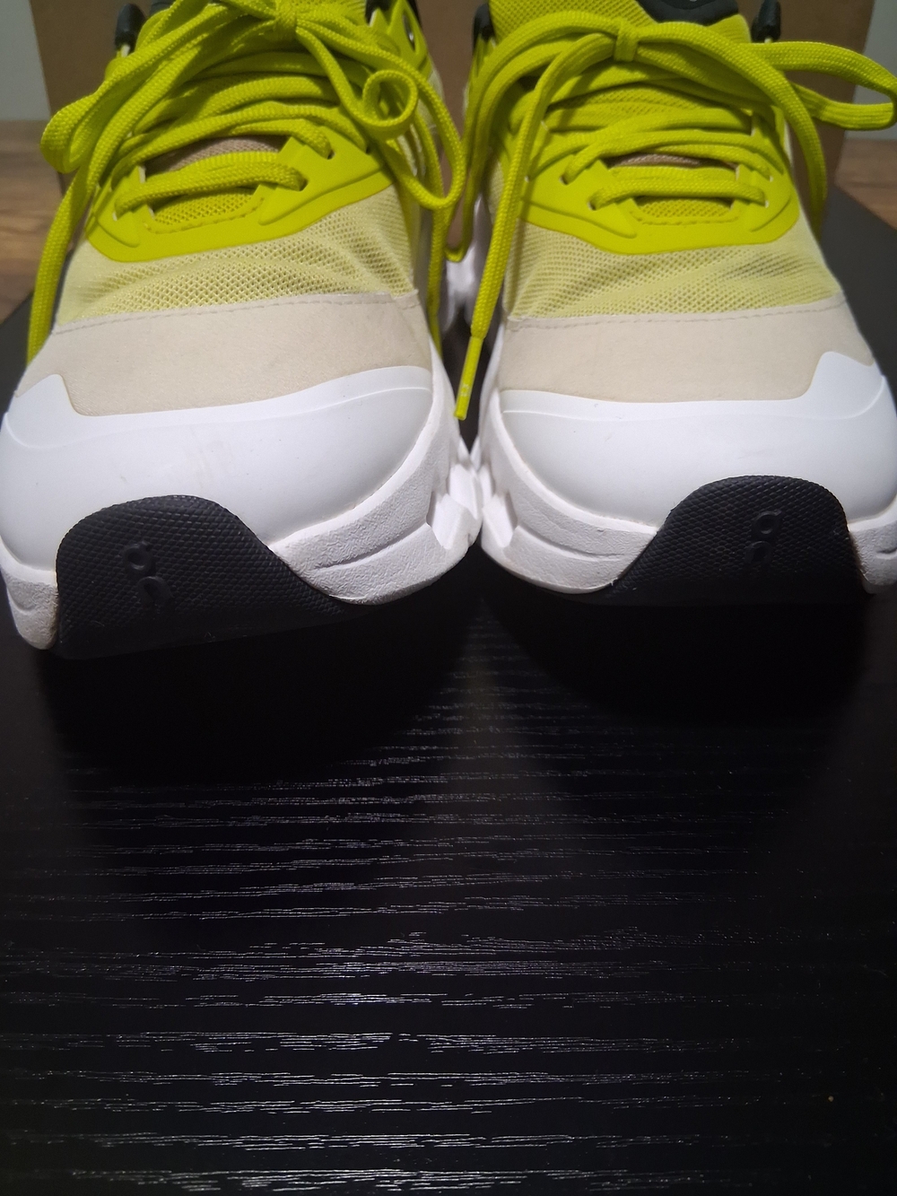 Loewe Neon Yellow and Cream Athletic Sneakers - Picture 16 of 16